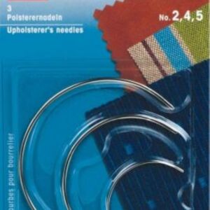 Gebogen stoffeerdersnaalden assortiment 3 stuks