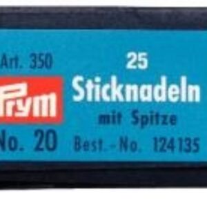Prym borduurnaalden met punt 25st nr.20