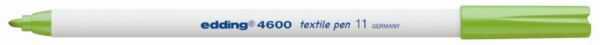 Edding 4600 textielstift 1 mm lichtgroen