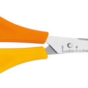 RVS kinderschaar, 13 cm, spitse punten, linkshandig