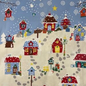 Bedrukte katoen winter / kerst,114cm breed