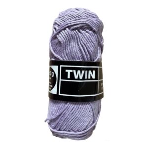 Twin katoen- en acrylgaren, 50 gram, lila