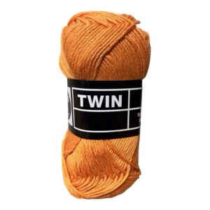 Twin katoen- en acrylgaren, 50 gram, oranje