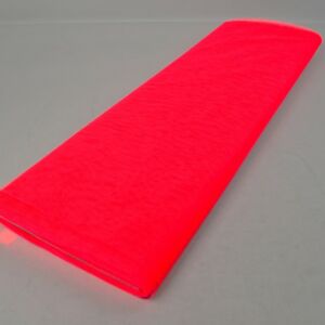 Tule 140 cm fluor rood