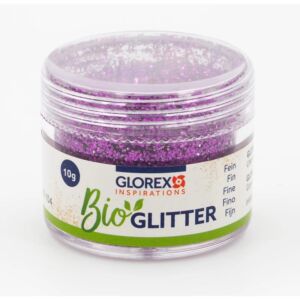 Bio glitter fijn, 10 gram, paars
