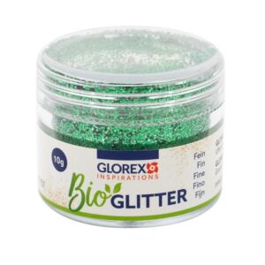 Bio glitter fijn, 10 gram, groen