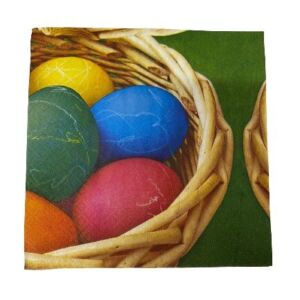OUTLET Papieren servetten 33x33cm 20st eastereggs