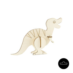 Houten lasergesneden insteek bouwpakket, T-rex