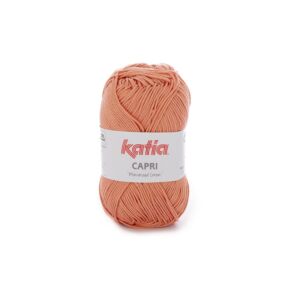 Katia Capri gemerceriseerd katoengaren, 50 gram, 82139 oranje