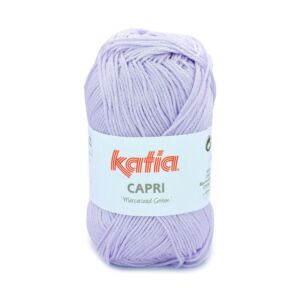 Katia Capri gemerceriseerd katoengaren, 50 gram, 82194 licht mauve