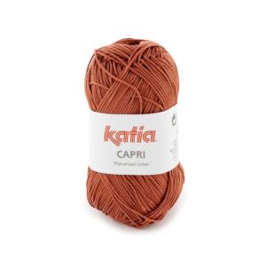 Katia Capri gemerceriseerd katoengaren, 50 gram, 82205 koper