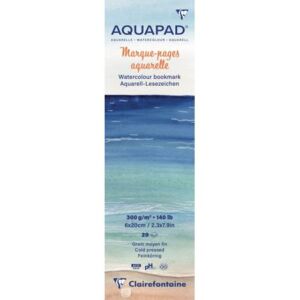 Clairfontaine Aquapad bladwijzer 6 x 20 cm, 300 gr, 20 vel