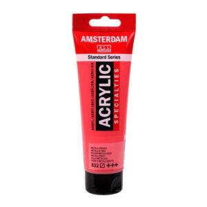 Talens Amsterdam acrylverf, 120 ml, 832 Metallic rood