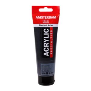Talens Amsterdam acrylverf, 120 ml, 850 Metallic zwart