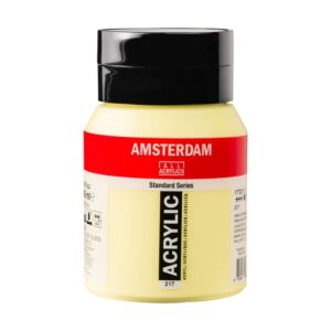 Talens Amsterdam acrylverf, 500 ml, 217 permanent citroengeel licht