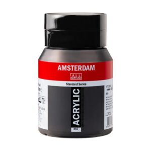 Talens Amsterdam acrylverf, 500 ml, 850 Metallic zwart