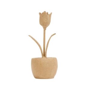 Eco shape tulp in pot 7,5 x 7,5 x 19 cm