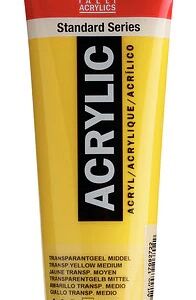 Talens Amsterdam acrylverf, 120 ml, 272 Transparantgeel Middel