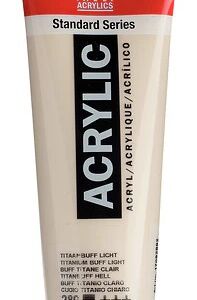 Talens Amsterdam acrylverf, 120 ml, 289 Titaanbuff Licht