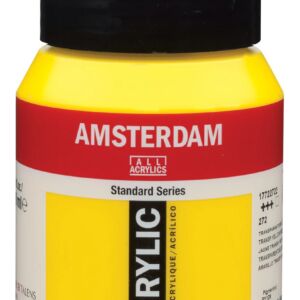 Talens Amsterdam acrylverf, 500 ml, 272 Transparant geel middel