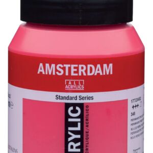 Talens Amsterdam acrylverf, 500 ml, 348 Permanentrood purper