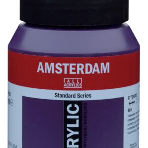 Talens Amsterdam acrylverf, 500 ml, 568 Permanentblauw violet