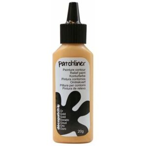 Decopatch patchliner contourpaint, 20 gram, goud