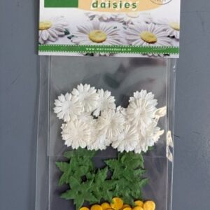 Papieren bloemen, DIY madeliefjes