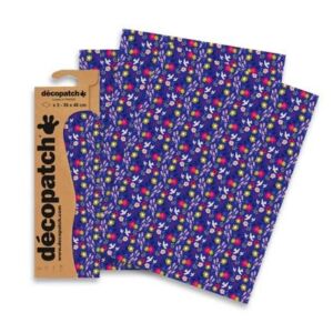 Decopatchpapier A3 - Oosterse vogels, 3 vel C813