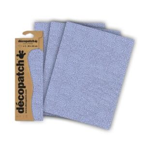 Decopatchpapier A3 - Blauwe vlekken, 3 vel C837