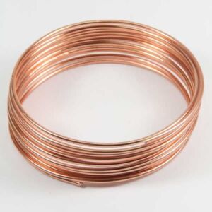 OUTLET Alu draad/aluminiumdraad 2 mm, 5 meter, koper